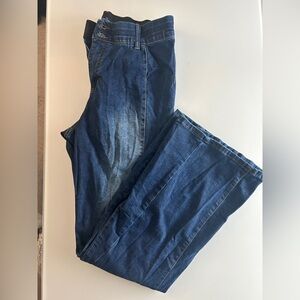 Women's Boot Cut Jeans - Blue